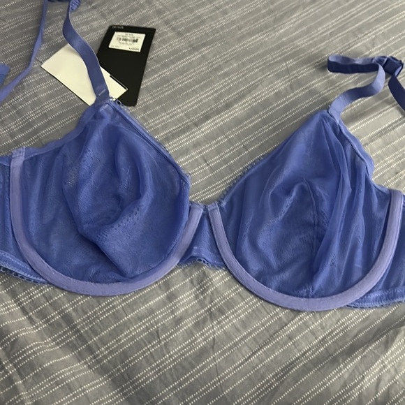 COPY - BNWT Purple Unlined Lace Bra Size 40C - Picture 3 of 4